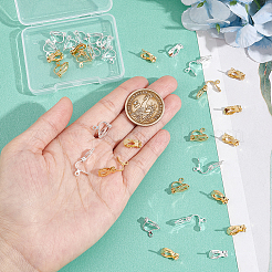 32шт 2 цвета латунные клипсы для серег KK-UN0001-87