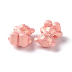 Непрозрачные акриловые блестящие бусины&nbsp;X-OACR-E010-06