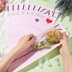 20 Stück OPP-Kunststoff-Blumenstrauß-Geschenkpapier&nbsp;DIY-TA0003-68C