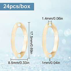 24 шт. латунные соединительные подвески&nbsp;KK-BC0010-81