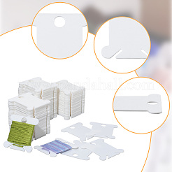 120 шт. пластиковые доски для намотки ниток TOOL-CY0001-01
