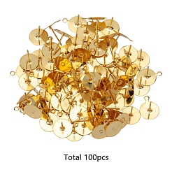 Фурнитура для сережек-гвоздиков из нержавеющей стали 304 STAS-P210-44G