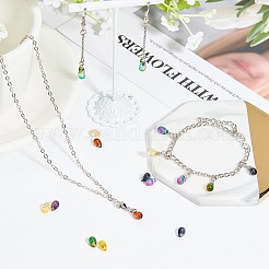 Прозрачные стеклянные бусины GLAA-GA0001-04