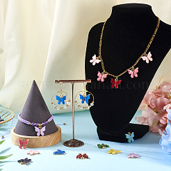 54шт 9 цвета подвески из акрилового сплава MACR-TA0001-60