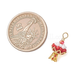 7 шт. подвеска в виде торта из стеклянного бисера&nbsp;PALLOY-MZ01232