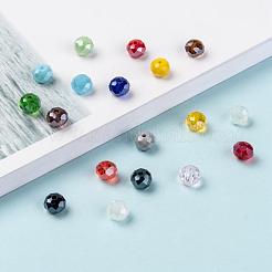 Гальванические стеклянные бусины&nbsp;EGLA-JP0002-03C-8mm