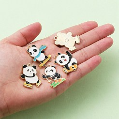 10 шт. 5 стильные подвески из эмалированного сплава с покрытием&nbsp;ENAM-YW0003-59