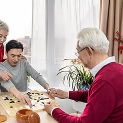 Пустые коробки из смолы с крышкой для китайского го&nbsp;CON-WH0092-95