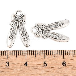 Балетная обувь тибетском стиле гальванического цинка подвески&nbsp;TIBEP-N006-04