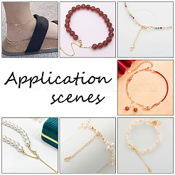 20 шт. 10-х стильный удлинитель цепи из нержавеющей стали 304 STAS-PH0004-71