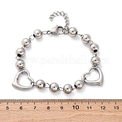 201 браслет из звеньев цепи из нержавеющей стали&nbsp;BJEW-B078-172P