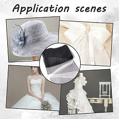 Сетчатая ткань из полиэстера&nbsp;DIY-WH0504-269A