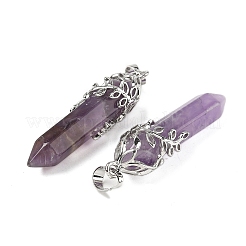 Подвески из натурального аметиста &nbsp;G-M450-01P-10