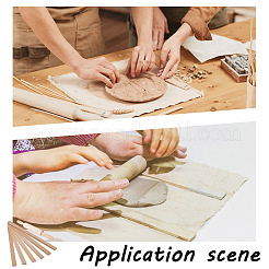 12 шт. валик для глины из МДФ DIY-UN0007-45