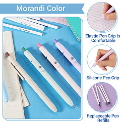 5 stylo gel en plastique&nbsp;AJEW-TA0003-45B