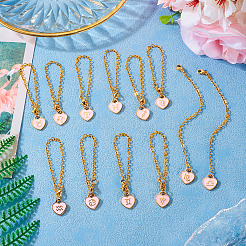 1 набор эмалевых подвесок для бокалов для вина&nbsp;HJEW-TA0001-16B