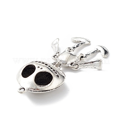 Большие подвески из сплава в тибетском стиле на Хэллоуин FIND-C029-01B-AS