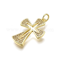 Латунные микро проложить кубического циркония подвески KK-Z100-33G-01