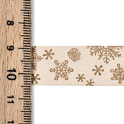Rubans de coton imprimés simple face&nbsp;SRIB-T009-01B