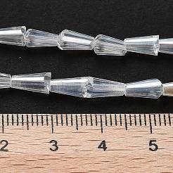 Стеклянные бусины с гальваническим покрытием &nbsp;EGLA-J046-AB07