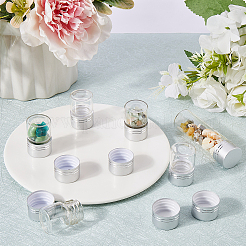 40 шт. прозрачные стеклянные бутылки-контейнеры для бусин CON-SC0001-15A-01