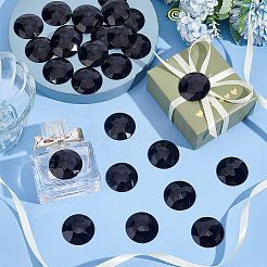 50 шт. акриловые кабошоны со стразами и плоской спинкой OACR-OC0001-15C