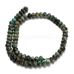 Бусы натуральная африканская бирюза (яшма) G-Z111-A13-02