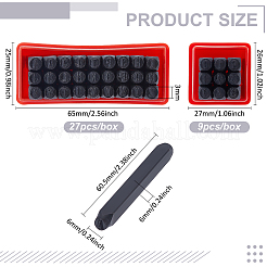 2 коробка 2 стиля штампов из углеродистой стали DIY-UN0007-59