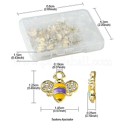 20шт 5 цвета сплава эмаль подвески&nbsp;ENAM-FS0001-75