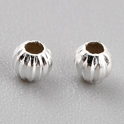 Perle di ottone placcato di lunga durata&nbsp;KK-O133-001A-S