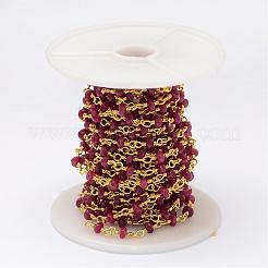 Натуральный белый нефрит из бисера CHC-G312-G05