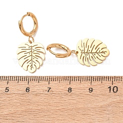 Серьги-кольца из нержавеющей стали 304 EJEW-F393-19G