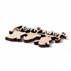 Targa per porta in legno con decorazione natalizia&nbsp;FIND-H030-16