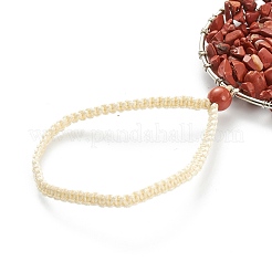 Подвесные украшения для автомобилей из натуральной красной яшмы&nbsp;HJEW-L026-02P