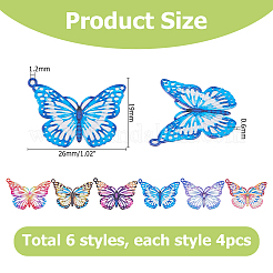 24 шт. подвески из нержавеющей стали 430&nbsp;STAS-HS0001-34A