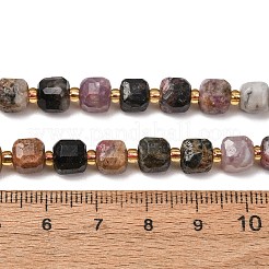 Fili di perle di tormalina multicolore naturale&nbsp;GG-CBAC972-A03-01