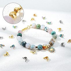 120 pieza de 3 puntas de cuentas de acero inoxidable 304 de estilo&nbsp;STAS-UN0028-11