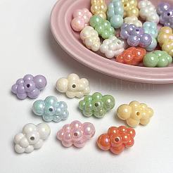 30 шт. Непрозрачные акриловые бусины&nbsp;OACR-FP0001-11