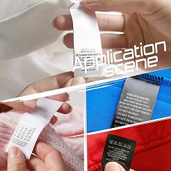 Вшитая этикеточная лента из полиэстера&nbsp;OCOR-WH0033-20A