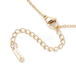 Женские ожерелья с подвеской в виде рыбки из фольги ручной работы NJEW-JN05511