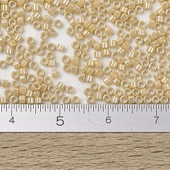 MIYUKIデリカビーズ  シリンダー  日本製シードビーズ  11/0  （db1571)不透明ナシab  1.3x1.6mm  穴：0.8mm  約2000PCS /ボトル  10 G /ボトル&nbsp;SEED-JP0008-DB1571