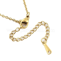 Collane con ciondolo in acciaio inossidabile 304 per donna&nbsp;LS-STAS-S124-01G-03