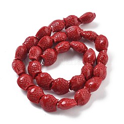 Нити резных бусин из синтетического коралла CORA-C003-13B-02