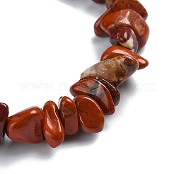 Браслеты с бусинами из крошки драгоценных камней и ракушек&nbsp;BJEW-JB10914