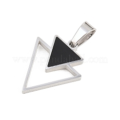 Ciondoli in acciaio inox smaltato 304&nbsp;STAS-B137-03P