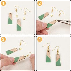 Наборы для изготовления сережек с подвесками своими руками DIY-OC0005-15