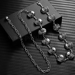 Цепи из сплава с черепом на талию и живот для женщин в стиле Хэллоуина FS-WG87A63-01