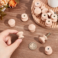 Poignées de tiroir de boîte à bijoux en bois&nbsp;FIND-WH0051-88A