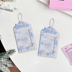 2 шт. держатели для фотокарточек из ПВХ со звездным узором&nbsp;DIY-CP0013-23B