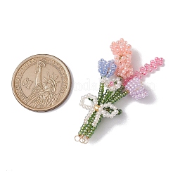 Бисер бисерные подвески PALLOY-JF02868